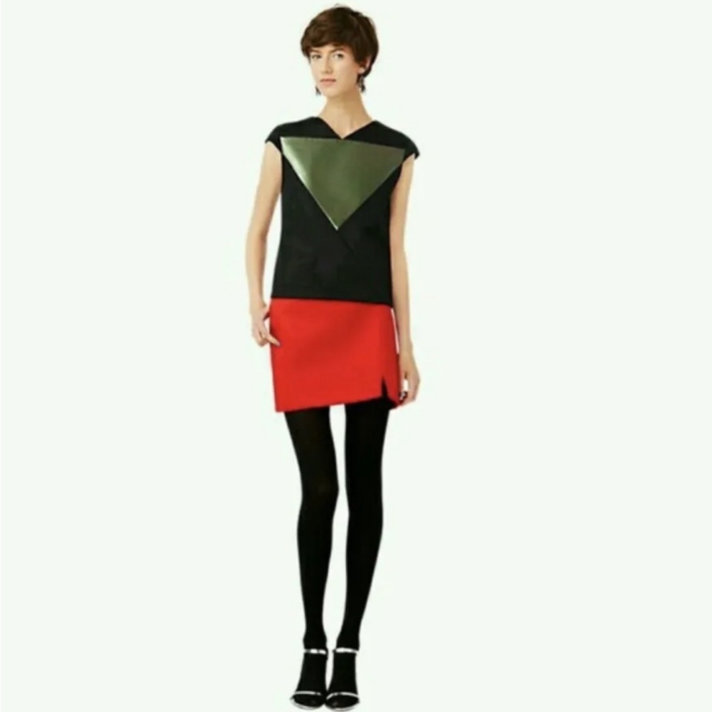 Kate Spade Saturday Scuba Diamond Stitch Neoprene Top, Size L  NWT